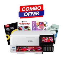  Epson EcoTank L8160 - Máy in ảnh A4 kèm bộ giấy 