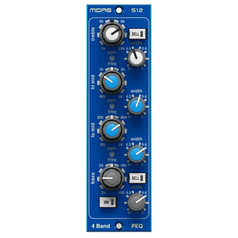 Equalizer Midas PARAMETRIC EQUALISER 512 V2, EQ 4 băng tần