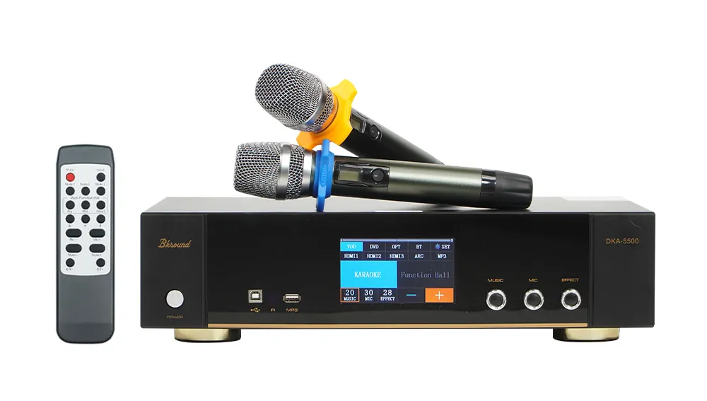 Ảnh minh họa Digital Karaoke Power Amplifier Bksound DKA 5500 New 2026 (250W, Optical, HDMI, Kèm 2 micro) 2
