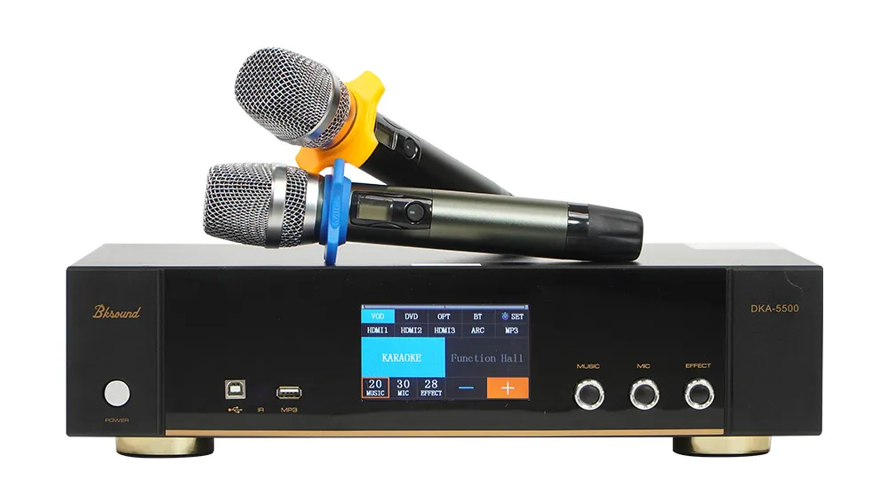 Ảnh minh họa Digital Karaoke Power Amplifier Bksound DKA 5500 New 2026 (250W, Optical, HDMI, Kèm 2 micro) 3