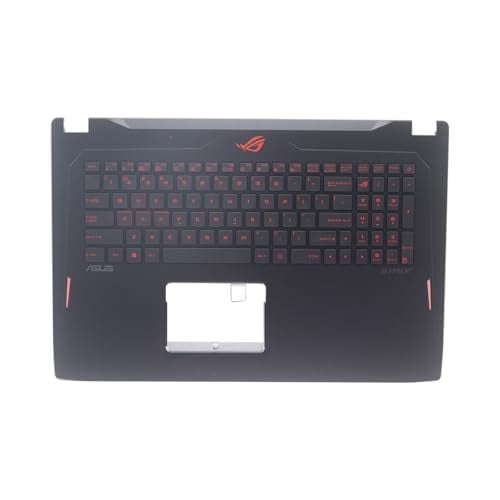 Ảnh minh họa Thay Vỏ Laptop Asus GL702V GL702VM GL702VMK GL702VS GL702VSK GL702VT Upper Case with Backlit Keyboard US 90NB0CQ1-R31US0 New Replacement Palmrest for Zin 1