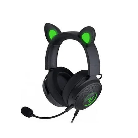 Tai nghe chơi game RGB có dây Razer Kraken Kitty V2 Pro – TriForce 50mm, âm thanh vòm 7.1, tai thay đổi (Đen)