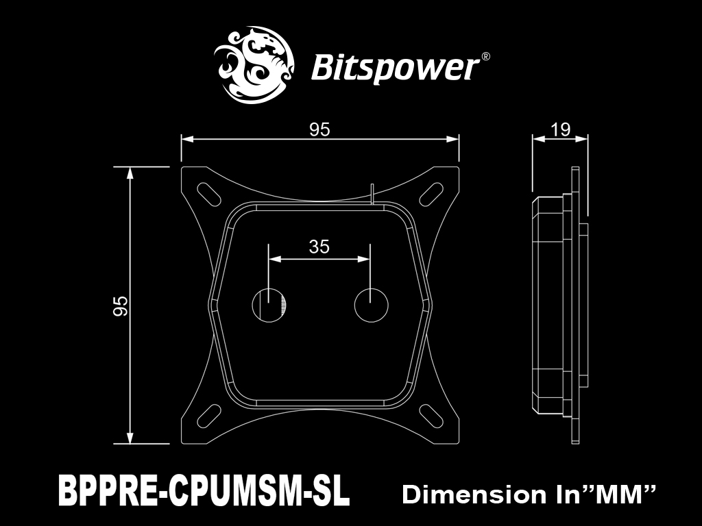 Ảnh minh họa Bitspower Premium Summit M Silver Moon Limited Edition (Compatible with 1700) 1