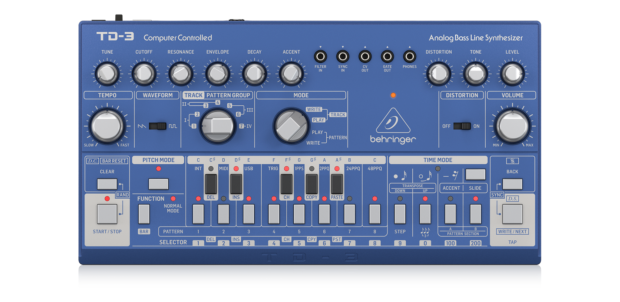Analog Synthesizer Behringer TD-3-BU, Catalog Behringer TD-3-BU,Catalog TD-3-BU, Behringer TD-3-BU