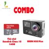 Combo Camera Hành Trình EKEN H5S PLUS Và Thẻ Nhớ SANDISK ULTRA A1