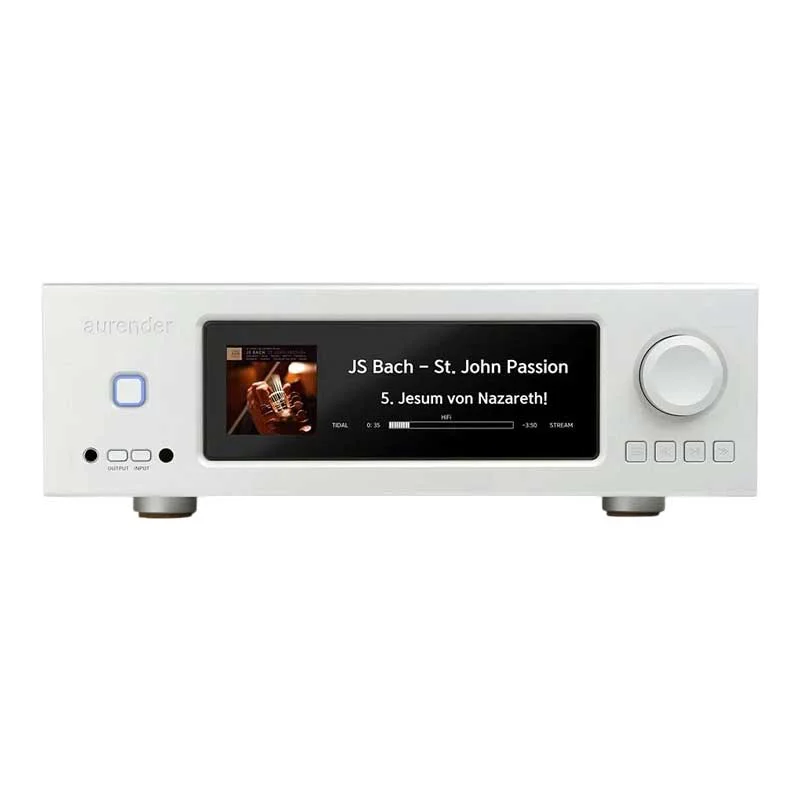 Music Server Aurender AP20, DAC Chipset AKM 4497, OCXO, Coax RCA, Optical/Toslink