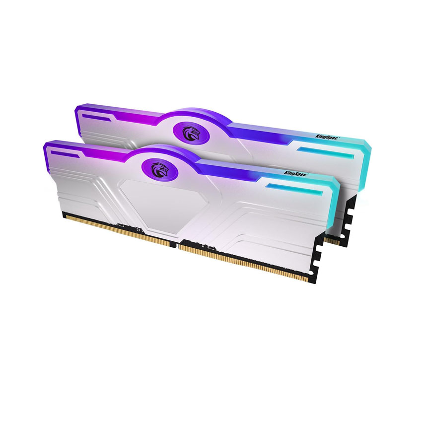 Ảnh minh họa Ram Desktop KingSpec RGB Sliver (KS3200D4R13516G) 16GB (1x 16GB) DDR4 3200Mhz 1