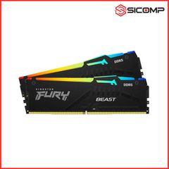  RAM DESKTOP KINGSTON FURY BEAST 64GB RGB | BUS 6000 (2 x 32GB) 