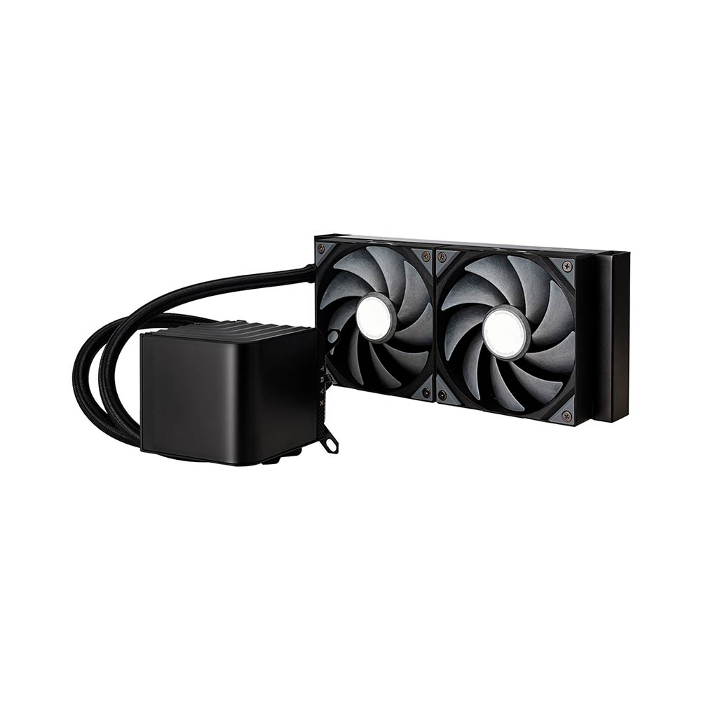 Ảnh minh họa Tản nhiệt nước AIO TRYX PANORAMA 240 L-shaped AMOLED Black L-P240N-DS2M-G0K 2