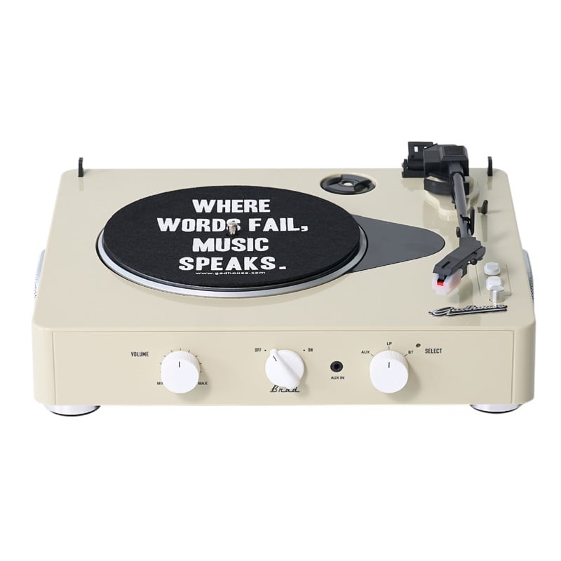 Đầu đĩa than tích hợp loa Gadhouse Brad Retro MKII, Tốc độ quay 33 / 45 / 78 RPM, Đầu kim Gadhouse Ruby, Bluetooth 5.3
