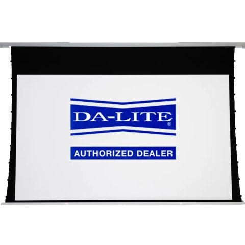Màn chiếu điện âm trần Dalite, 80-150 inch, tỷ lệ 16:9, Gain 1.3, Góc