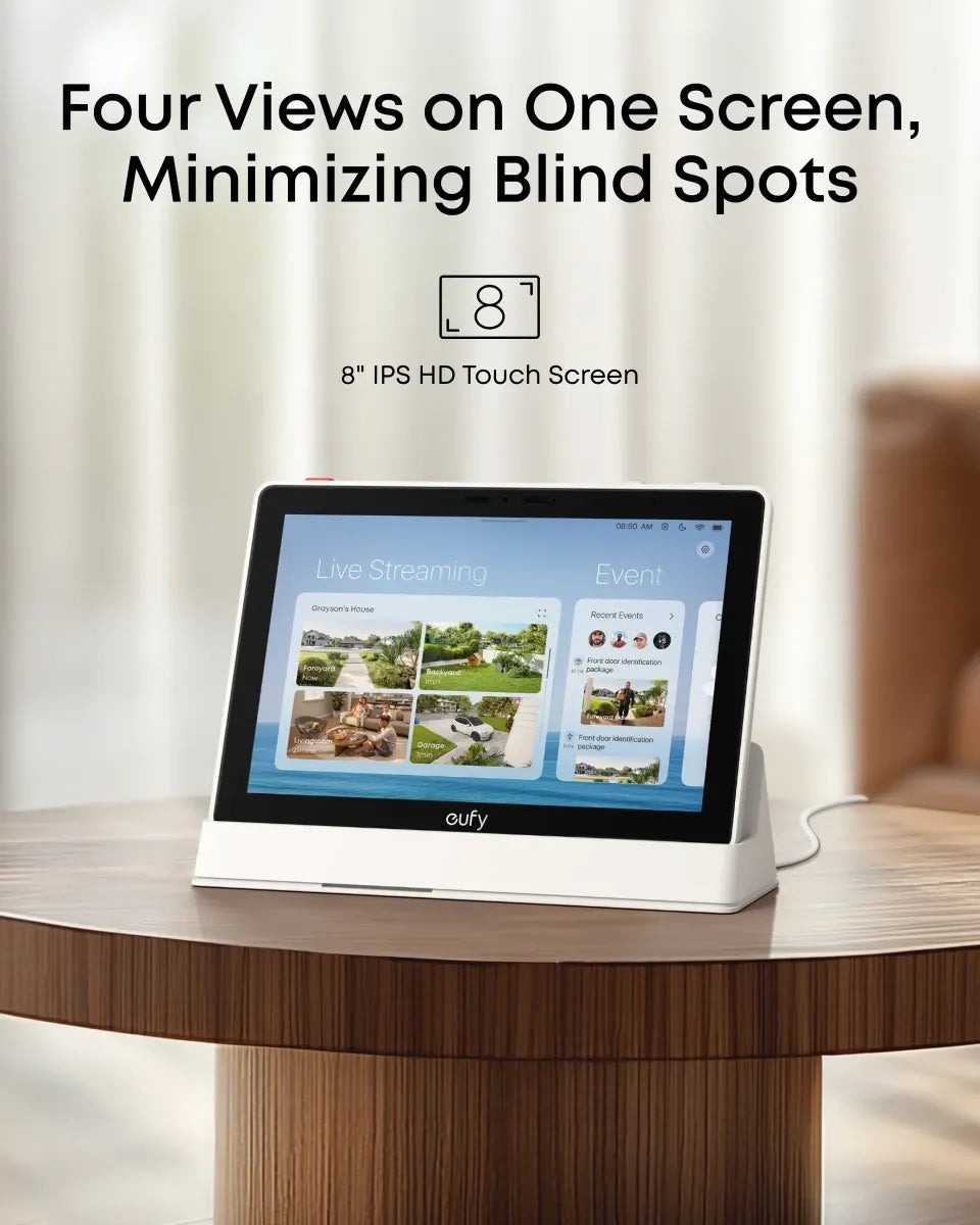 Ảnh minh họa Eufy Smart Display E10 – Màn hình an ninh cảm ứng 8 inch 2