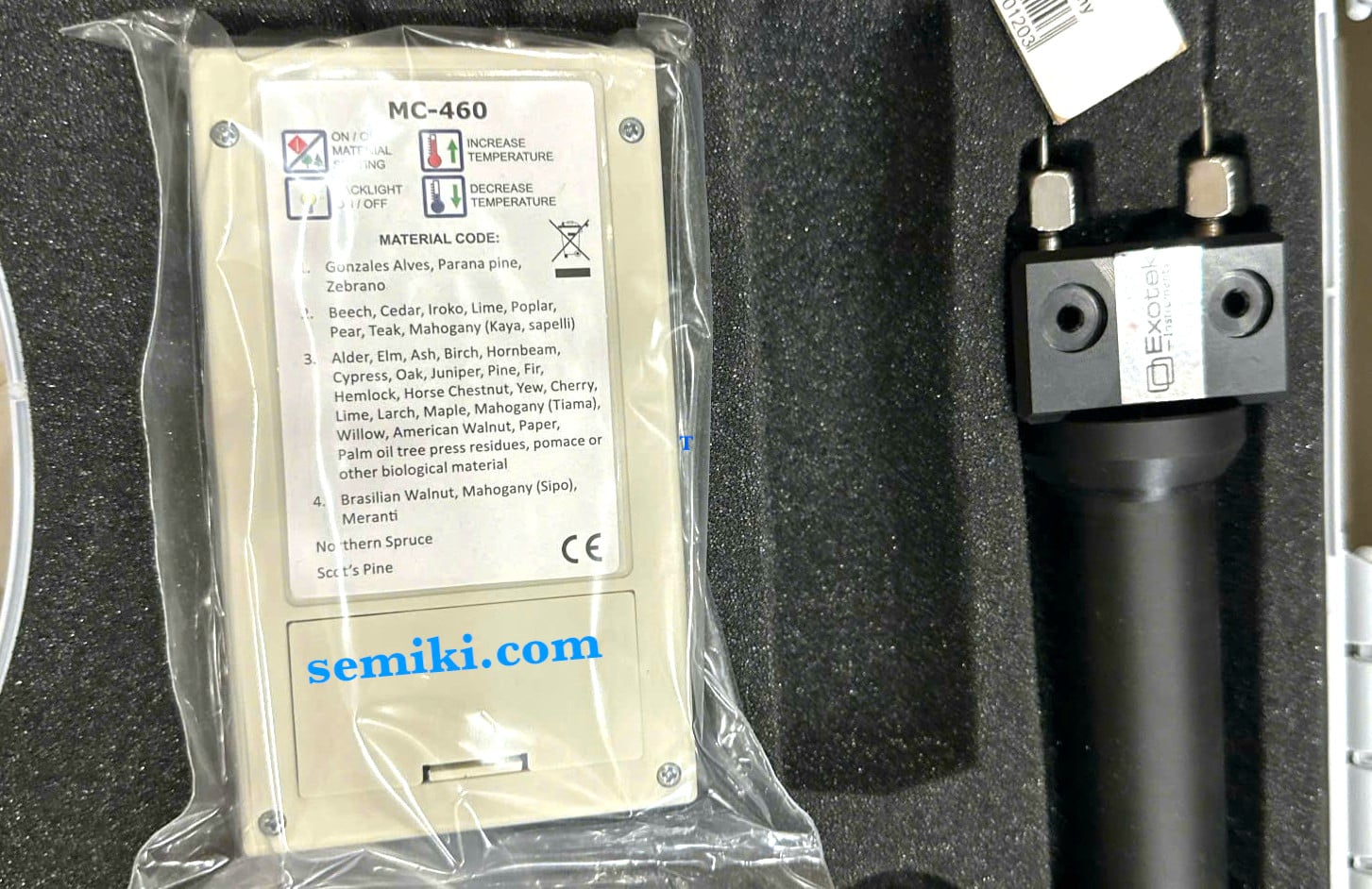 Ảnh minh họa EXOTEK MC-460 thiết bị đo độ ẩm vật liệu đầu dò rời ( gỗ 3- 140 % ) 3