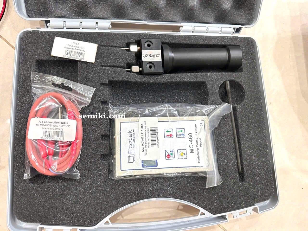 EXOTEK MC-460 thiết bị đo độ ẩm vật liệu đầu dò rời ( gỗ 3- 140 % )