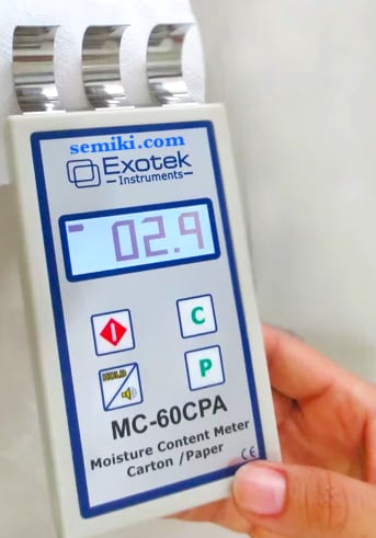 Ảnh minh họa EXOTEK MC-60CPA thiết bị đo độ ẩm giấy, thùng carton 0-33% 3