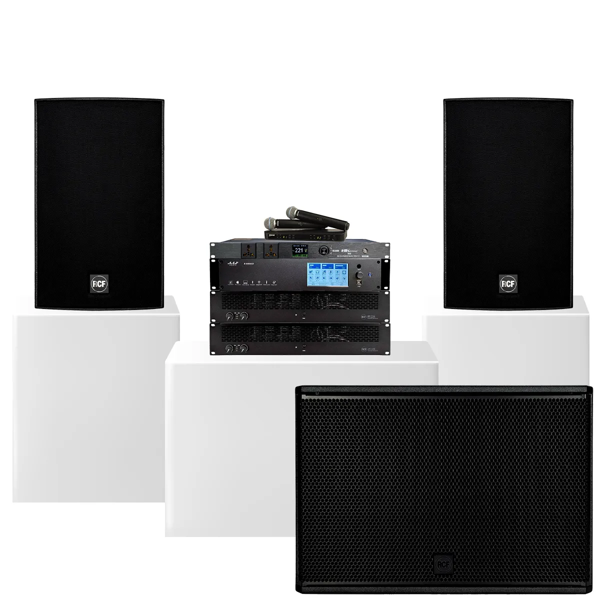 Ảnh minh họa Dàn karaoke cao cấp RCF Acustica 39 (RCF C 5215-66, IPS 2.5K, IPS 5.0K, RCF S15, K9900II Luxury,…) 2