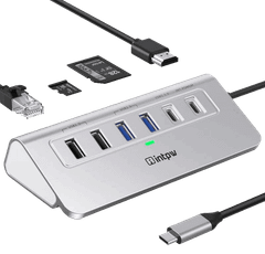  Docking Station Intpw P9R 10-in-1 – 4K/30Hz, PD 100W, Ethernet 