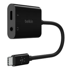  Cáp Belkin Rockstar USB-C sang 3.5mm | Sạc PD 60W & Audio 2 Trong 1 