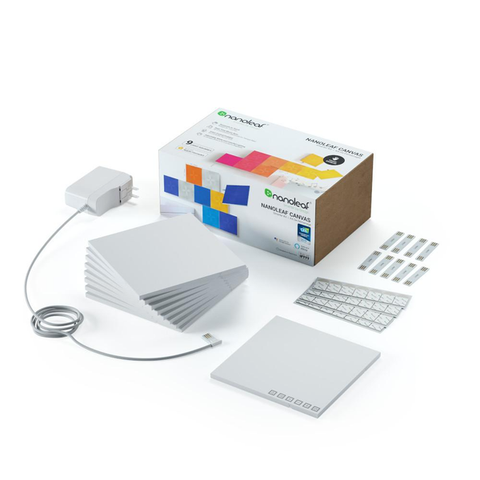 Nanoleaf Canvas Smarter Kit | Đèn Ô Vuông Thông Minh | Cảm Ứng & Đồng Bộ Nhạc