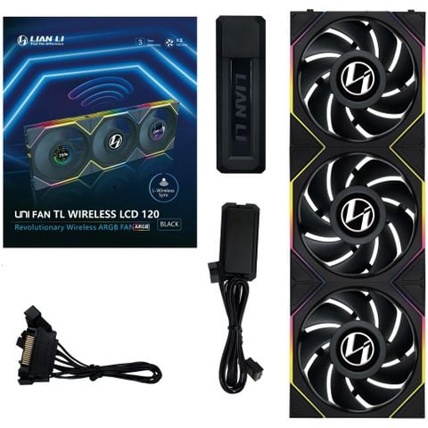 FAN Lian-Li UNI Fan TL Wireless 120 Triple ( Bộ 3 fan )