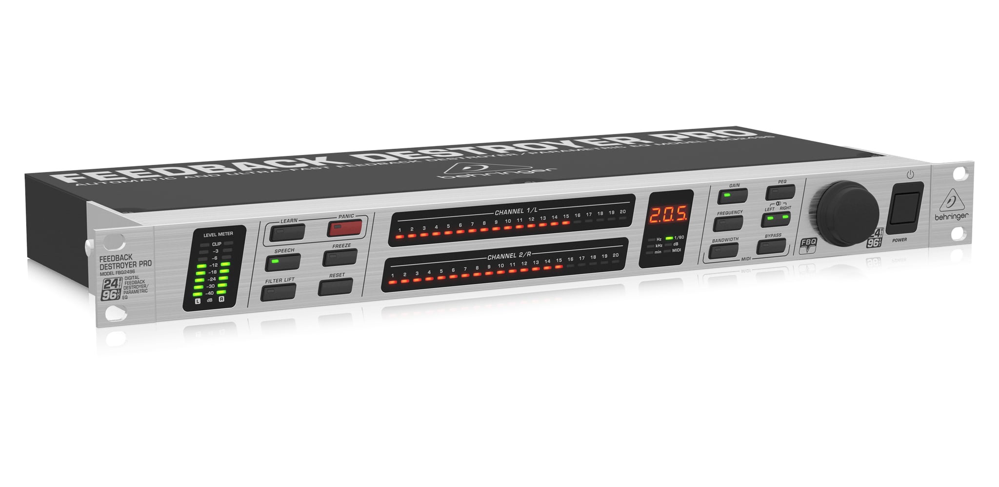 Ảnh minh họa FBQ2496 Bộ EQ số và chống hú Behringer 2