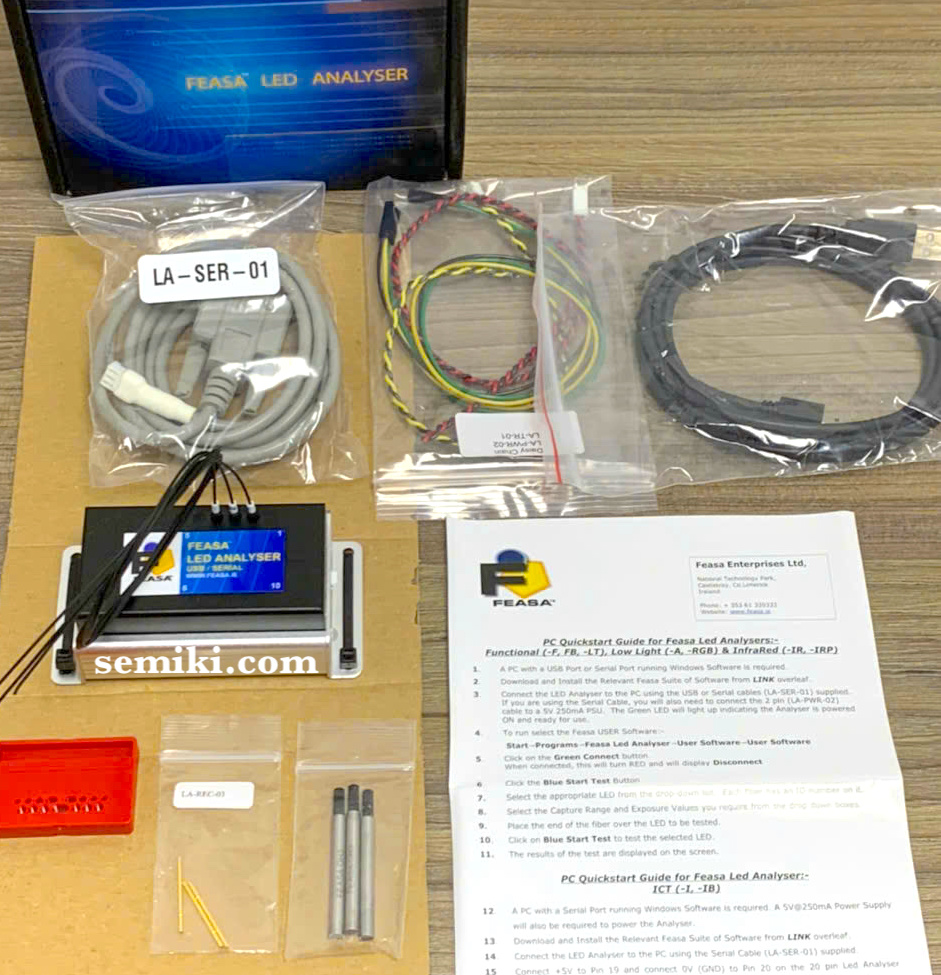 Ảnh minh họa Feasa LED Analyser 3F thiết bị phân tích đèn Led 3 điểm 1