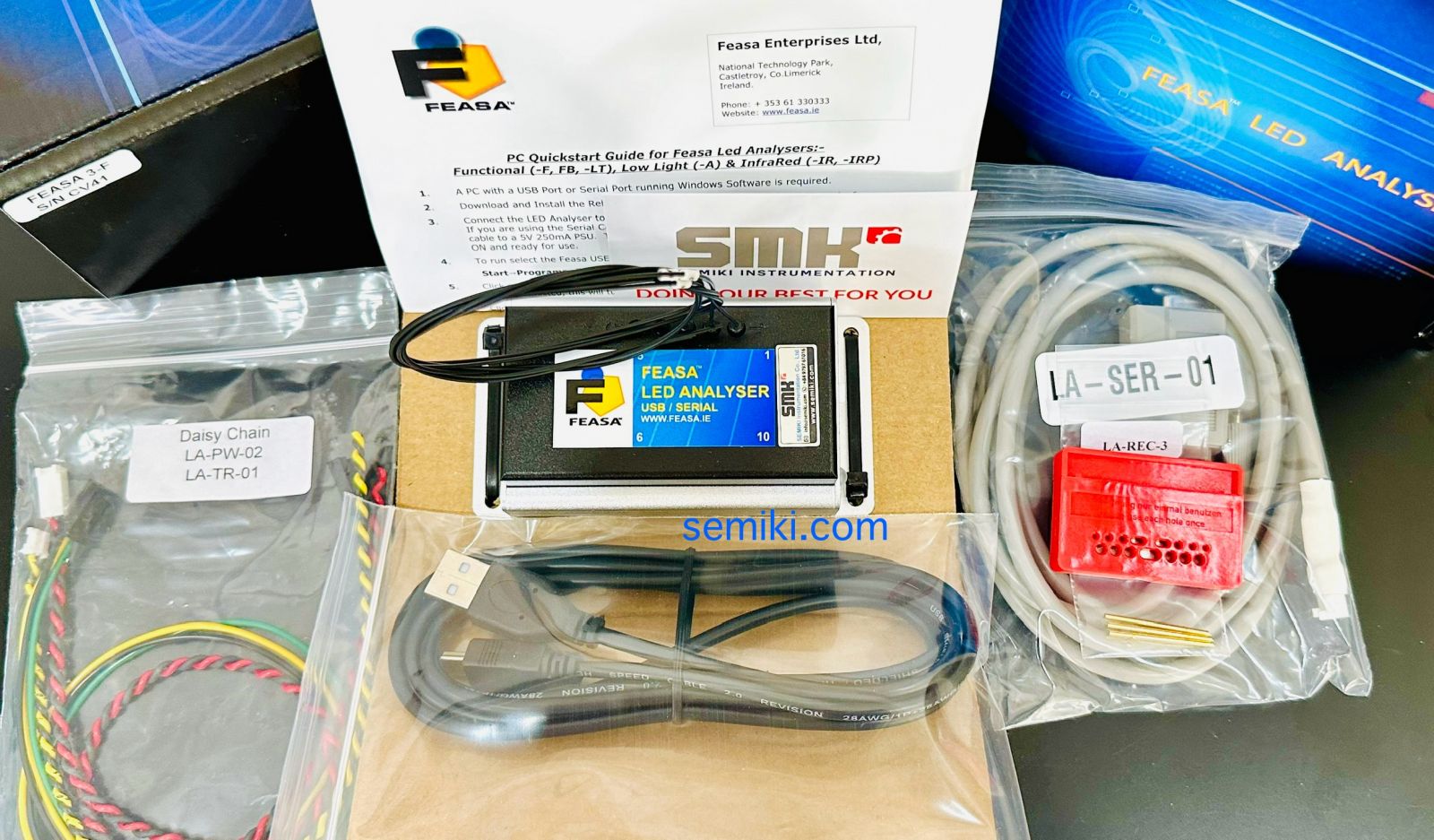 Feasa LED Analyser 3F thiết bị phân tích đèn Led 3 điểm