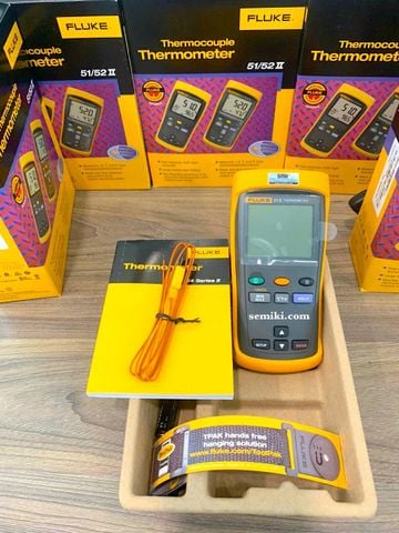 Fluke 51 II nhiệt kế điện tử đầu dò nhiệt độ cặp nhiệt điện rời