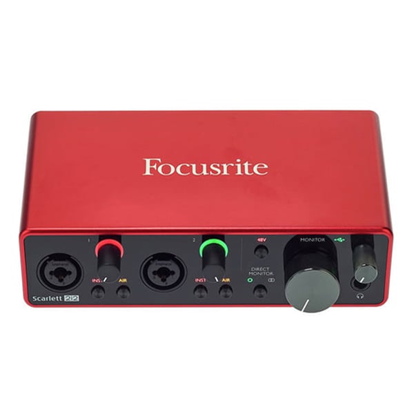 Focusrite Scarlett 2i2 – Sound Card Thu Âm Chất Lượng Cao