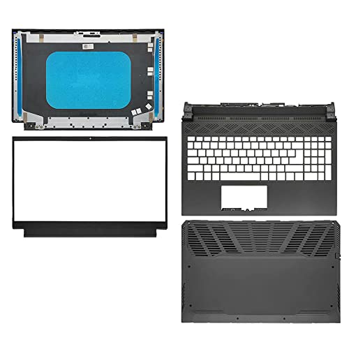Ảnh minh họa Thay Vỏ Laptop Dell G15 5510 5511 5515 0HXRTH 08MNTR 04XJ3D 0T1DTR (only for Plastic) (Top Back Bezel Cover and Palmrest Bottom Base Cover) Laptop Replacement Case Compatible for Zin 1