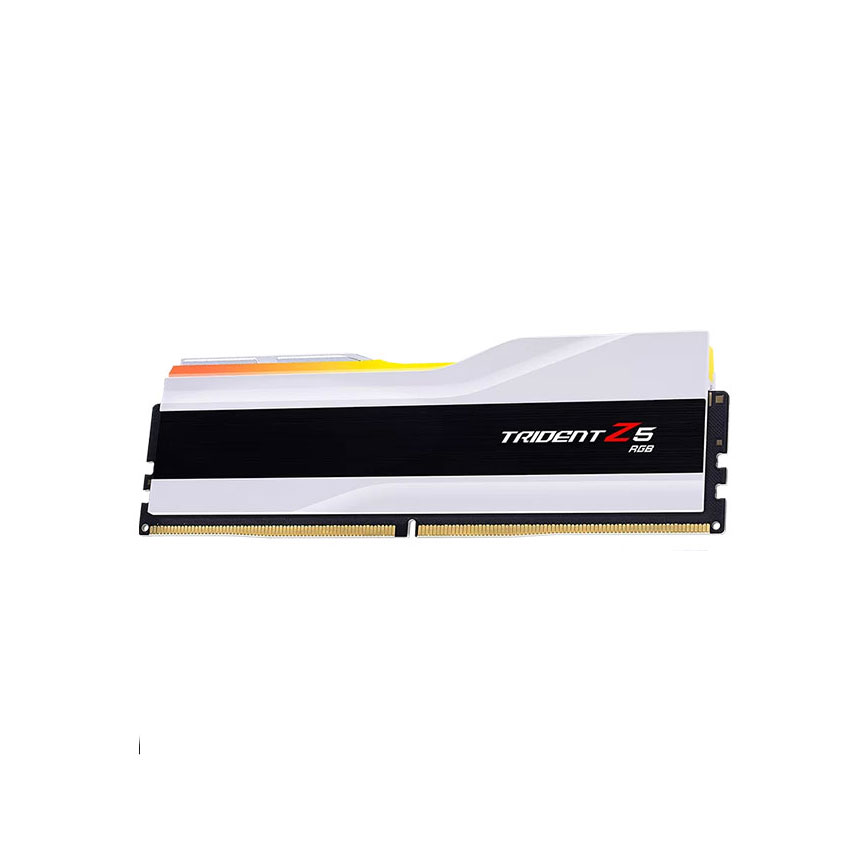 RAM Desktop Gskill Trident Z5 RGB White (16G F5-6000J3636F16GX1-TZ5RW) 16GB (1x16GB) DDR5 6000MHz (Intel XMP / AMD EXPO)