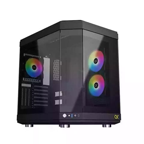 Xigmatek CUBI Thùng máy Gaming Full-Tower E-ATX kèm 6 quạt Z20A và bộ