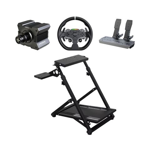 Hệ thống mô phỏng lái xe HACOM Racing Silver 10 (Moza R5 Bundle)