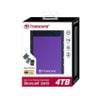 Ổ cứng di động Transcend 4TB 2.5inch StoreJet 25H3P Màu Tím, Chống Sốc