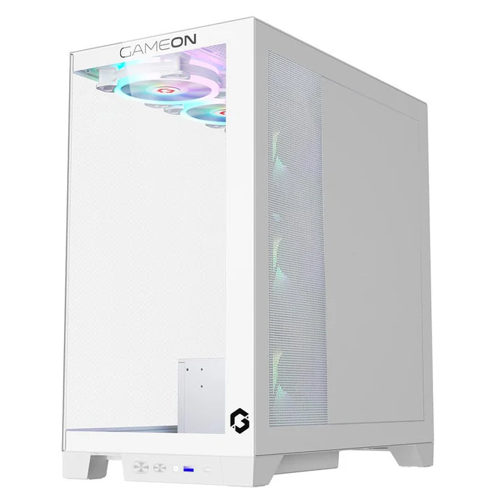 Ảnh minh họa GAMEON Emperor Arctic IV Series Case Gaming ARGB – Trắng 2