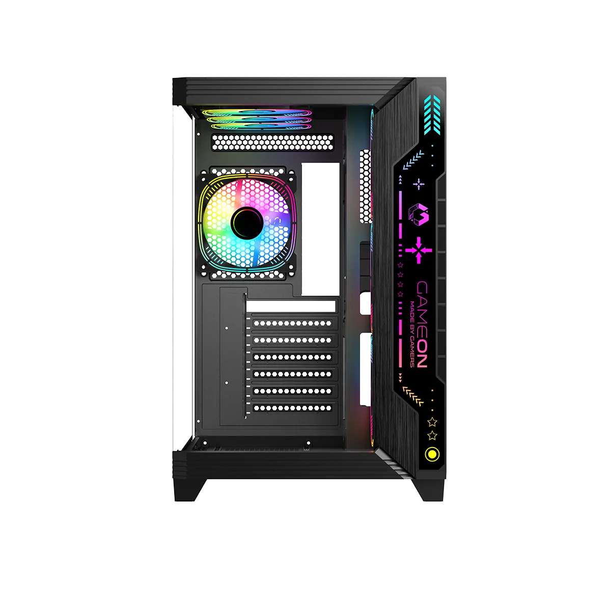 Ảnh minh họa GAMEON Pulse Series Mid Tower Gaming Case - Đen 2