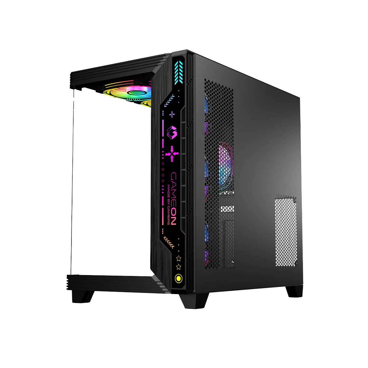 Ảnh minh họa GAMEON Pulse Series Mid Tower Gaming Case - Đen 3