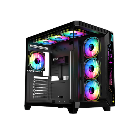 GAMEON Pulse Series Mid Tower Gaming Case - Đen