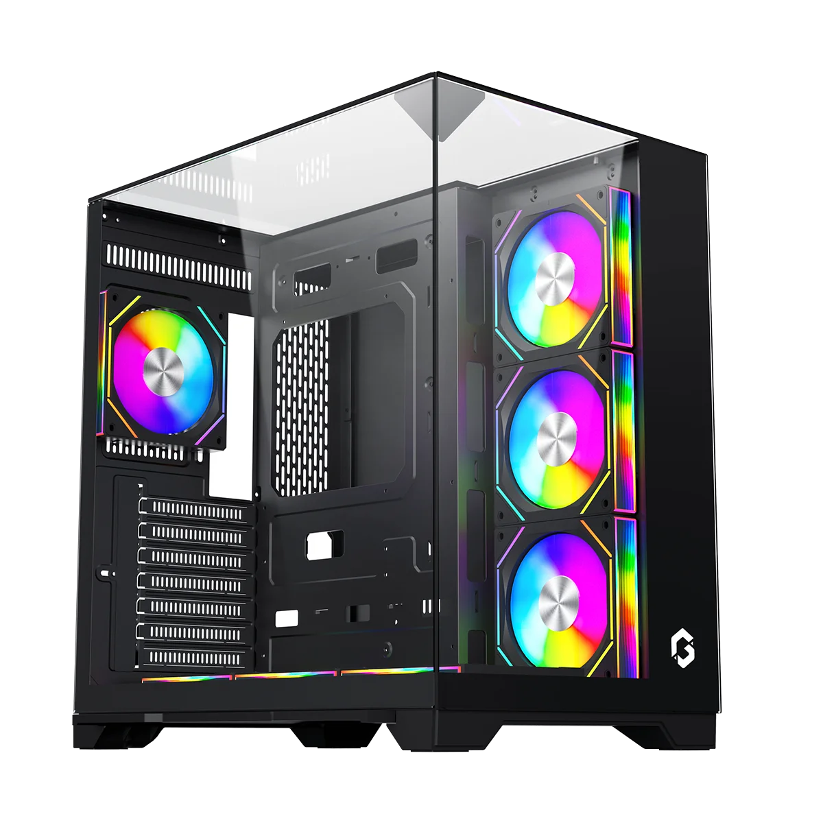 GAMEON Valkyrie I Series ARGB Mid Tower Vỏ Case Gaming – Đen