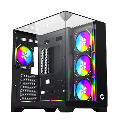 GAMEON Valkyrie I Series ARGB Mid Tower Vỏ Case Gaming – Đen