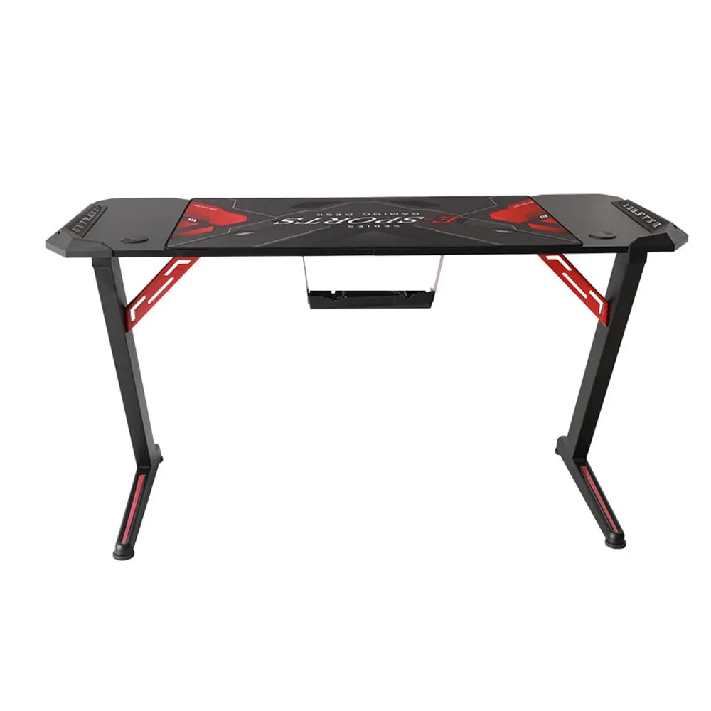 Ảnh minh họa Gamvity Bàn chơi game dạng chữ Z 1200*600 - Đen vân carbon 2