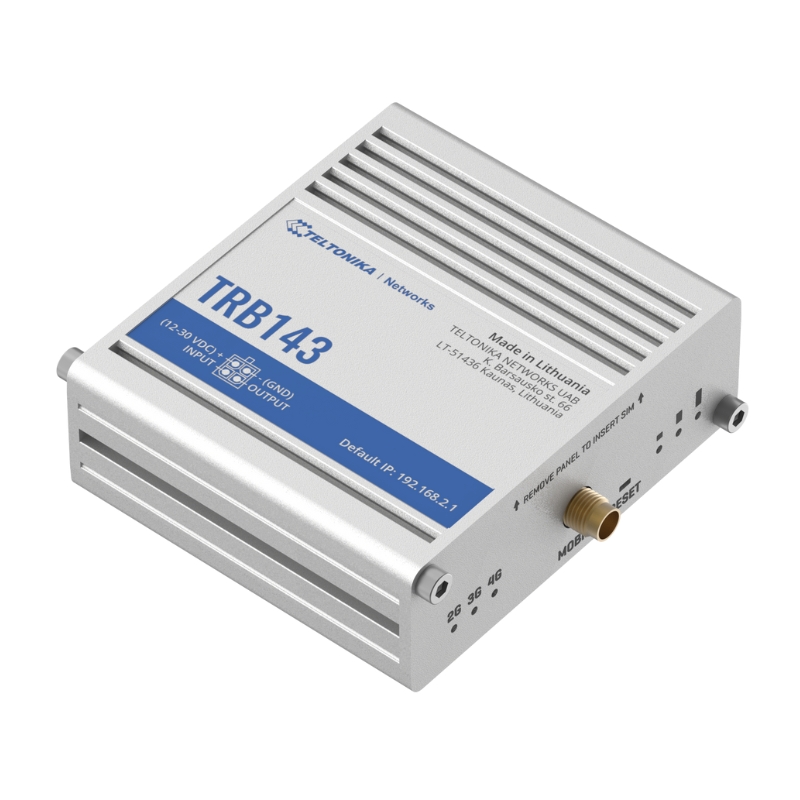 Ảnh minh họa Gateway 3G/4G công nghiệp Teltonika TRB143 1