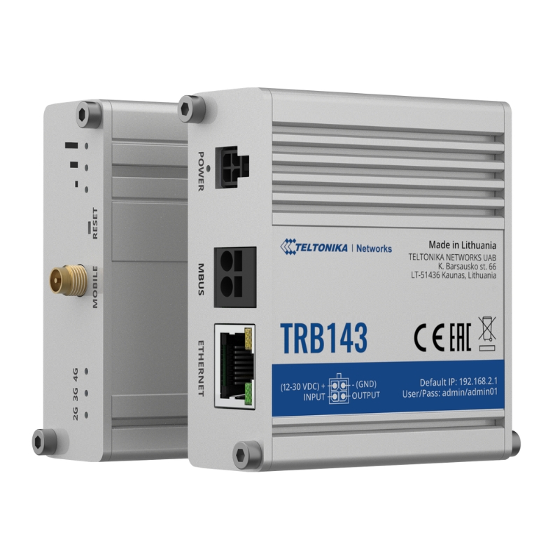 Ảnh minh họa Gateway 3G/4G công nghiệp Teltonika TRB143 3