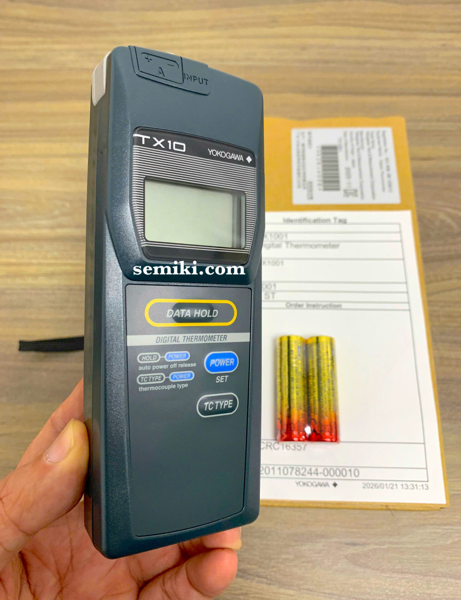 Ảnh minh họa Yokogawa TX10-01 nhiệt kế điện tử đo nhiệt độ 1 kênh type K ( -200°C ~1372°C) 2
