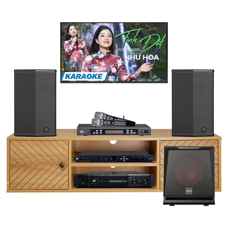 Dàn karaoke gia đình GD47 (Wharfedale Sigma X12, Paramax D30, JK Audio D2600, X6000 Plus, B5 Pro)
