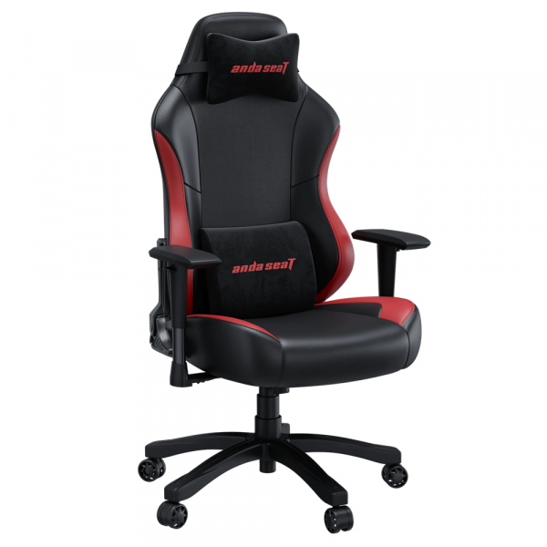 Ảnh minh họa Ghế chơi game AndaSeat Luna Series L bọc da PVC kèm gác chân - Đen/Đỏ 3