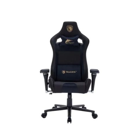Ghế chơi game Sades Dorado PRO, tay vịn 6D - Đen (không kèm lắp đặt)