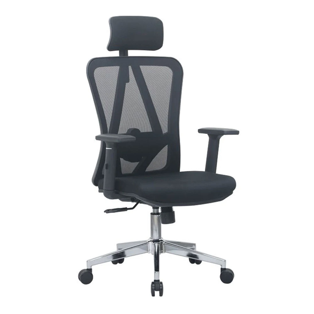 Ảnh minh họa Ghế công thái học E DRA EEC213 | Đen, 120kg, Chân xoay, Lưng lưới 1