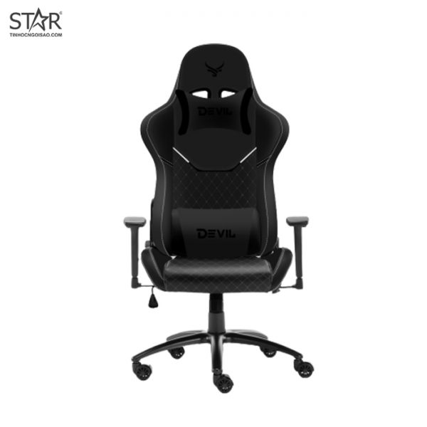 Ảnh minh họa Ghế gaming CENTAUR Devil | Đen, 120kg, Chân xoay, Da PU 1
