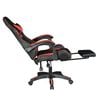 Ghế gaming da PVC Gadgeton Imperial Series có gác chân - Đen/Đỏ